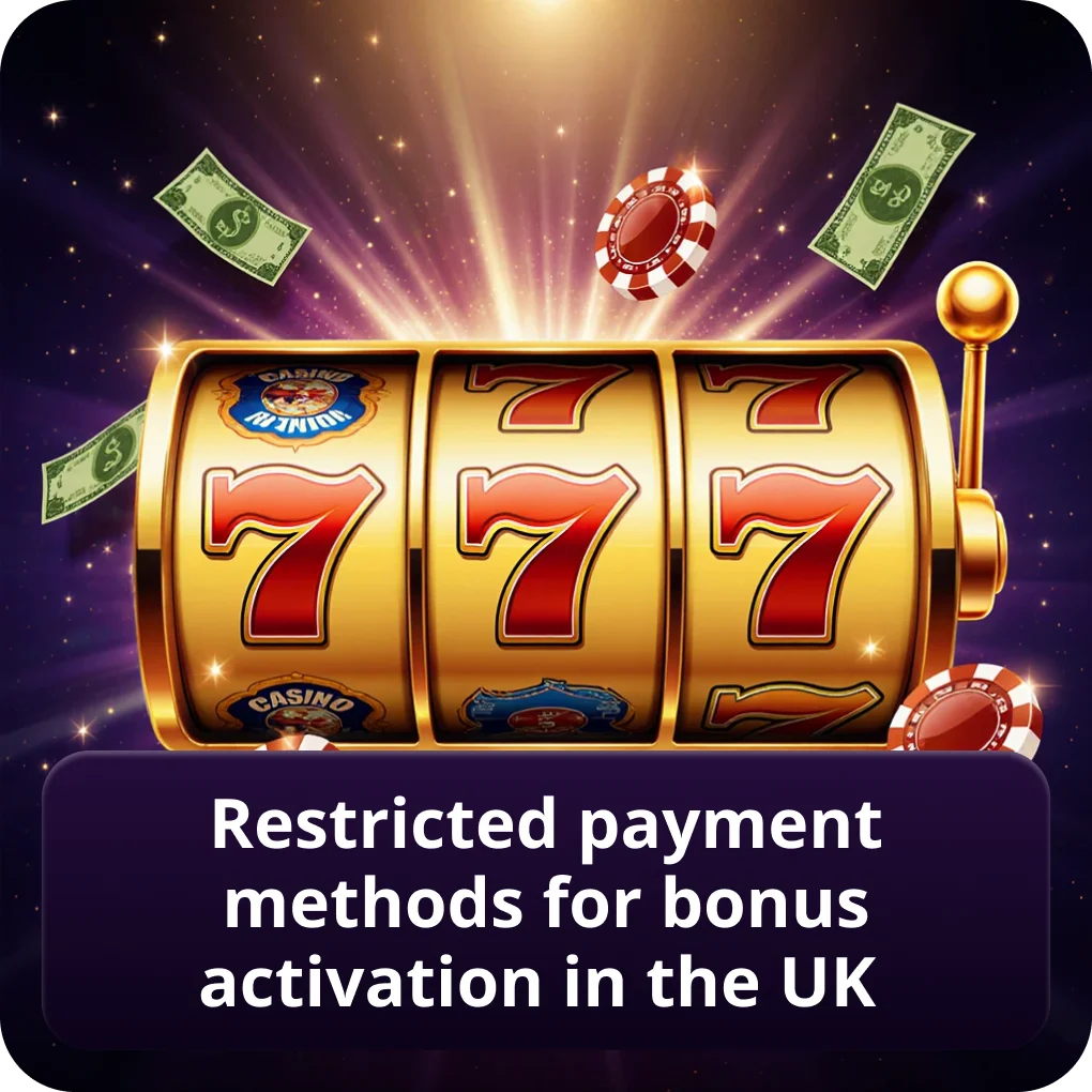 Restricted Payment Methods for Bonus Activation in the UK