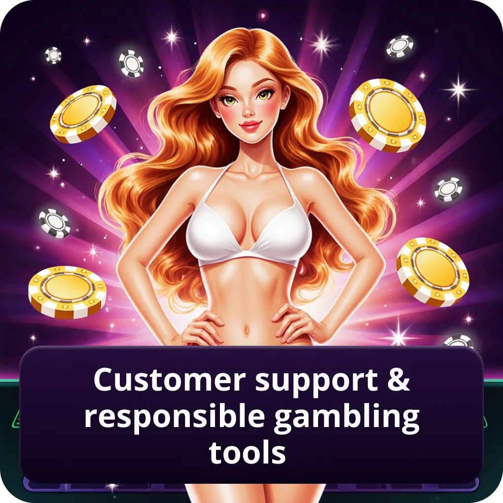 Customer Support & Responsible Gambling Tools for players Customer Support & Responsible Gambling Tools
